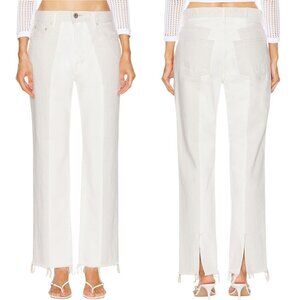 Moussy Vintage - NWT Womens Jeans, “Raintrec Straight Colorblock" Grey - Size 25